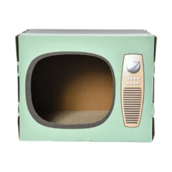 Leeby Tommy TV cama nido rascador de cartón para gatos