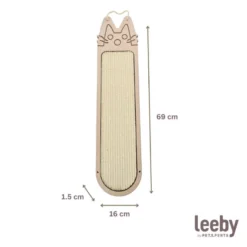 Leeby Wilki rascador de pared para gatos