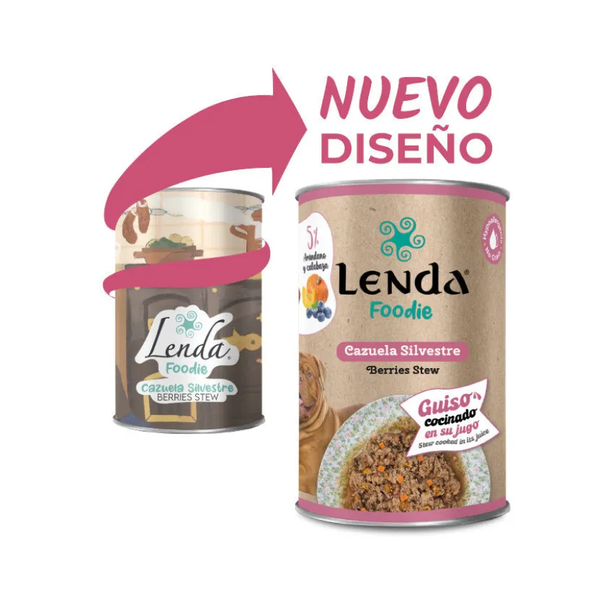 Lenda Cazuela Silvestre lata para perros