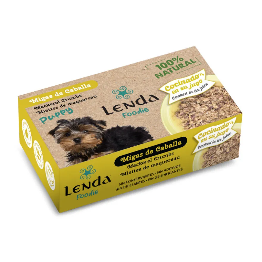 Lenda Lata migas de Caballa para cachorros