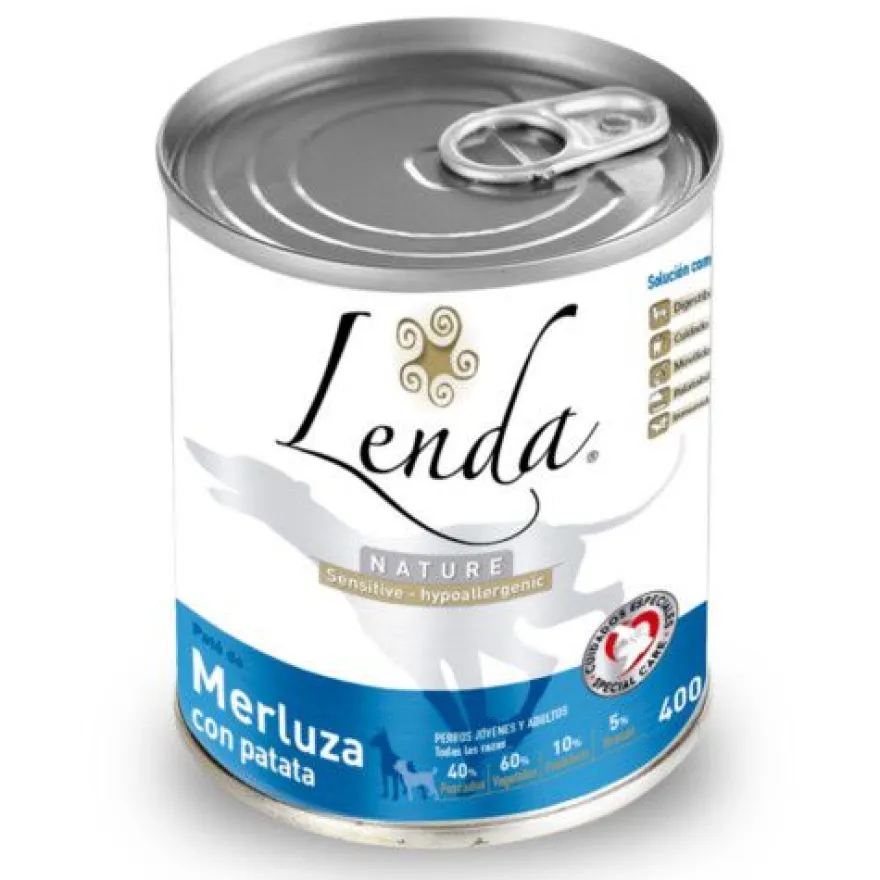 Lenda Nature merluza y patata comida húmeda para perros