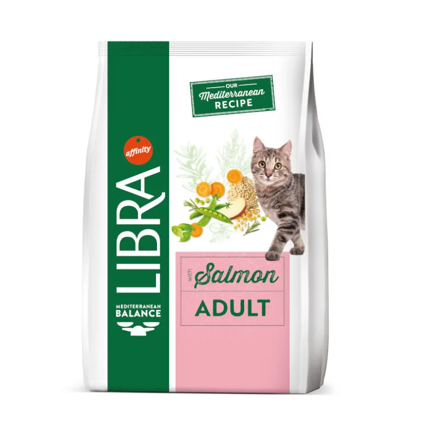 Libra Adult Salmón y Arroz pienso para gatos