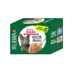 Libra Salmón y Atún Sobres en Salsa para gatos