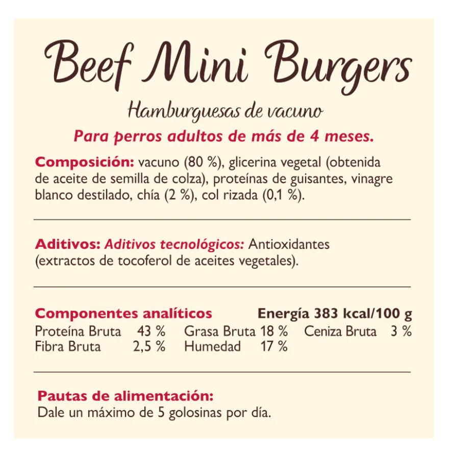 Lily's Kitchen Burgers Mini para perros