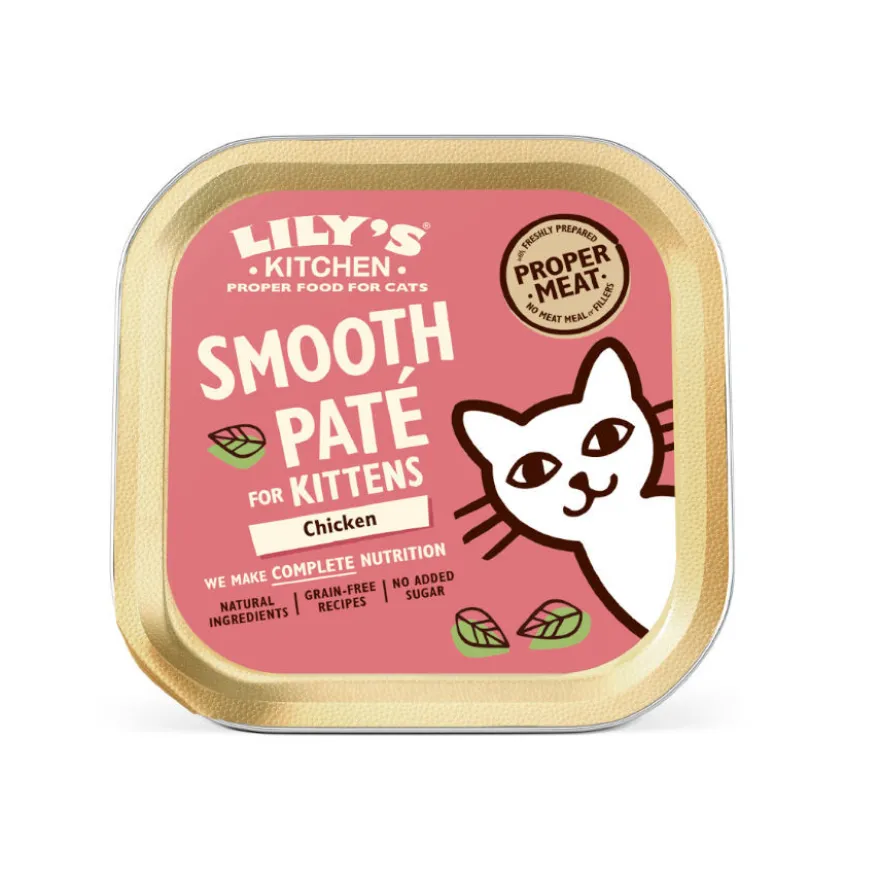 Lily's Kitchen Kitten Pollo en paté tarrina para gatos