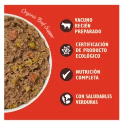 Lily's Kitchen Organic Ternera Tarrina para perros