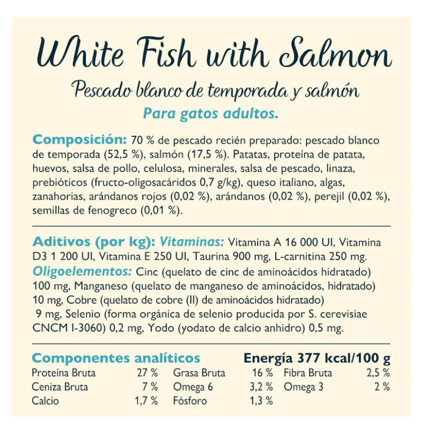 Lily's Kitchen Pescado blanco pienso para gatos