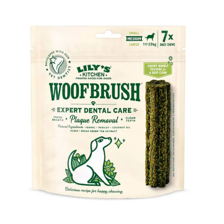 Lily's Kitchen Snacks Dentales Woofbrush Medium para perros