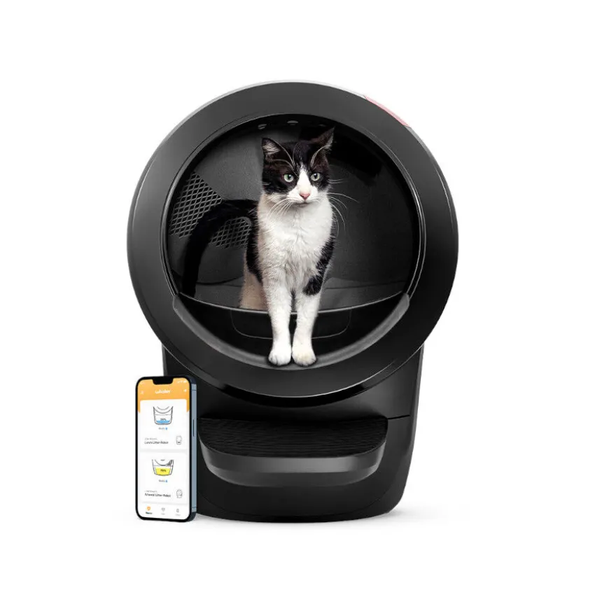 Litter-Robot Arenero Autolimpiable Negro para gatos