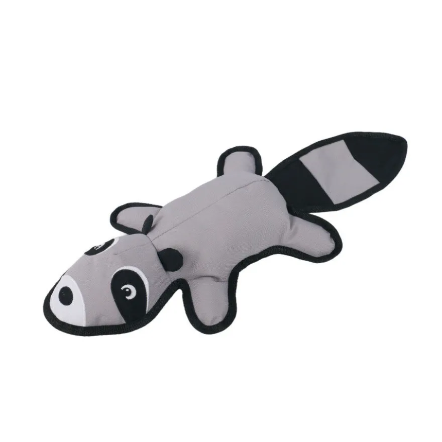 LOVE THE EARTH Peluche Resistente Mapache con Sonido para perros