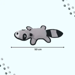 LOVE THE EARTH Peluche Resistente Mapache con Sonido para perros