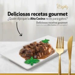 Majesty Adult Slide Mix Bocaditos en salsa lata para gatos – Pack