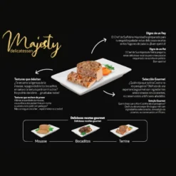 Majesty Adult Terrine Pollo y Verduras lata para gatos