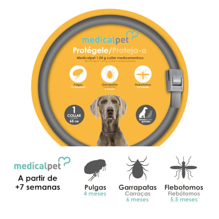Medicalpet Collar Antiparasitario para perros