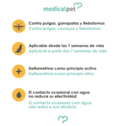 Medicalpet Collar Antiparasitario para perros