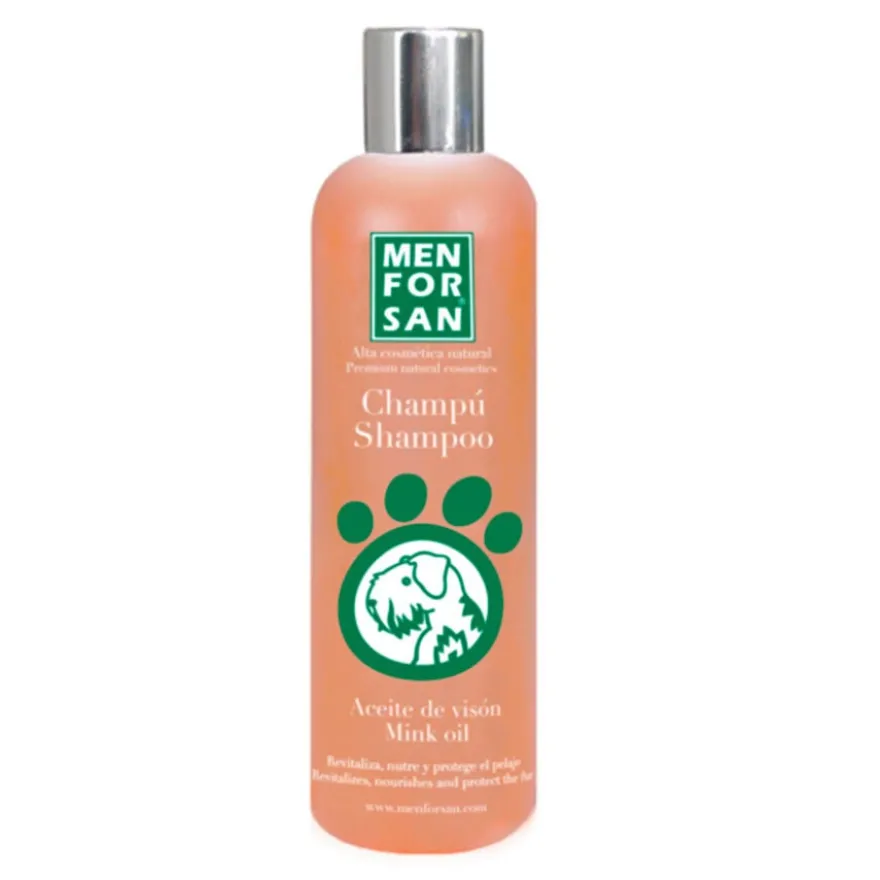 Menforsan Champú con Aceite de Visón para perros