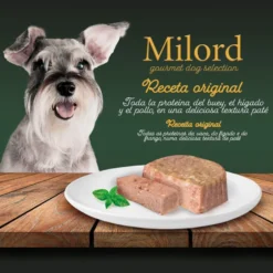 Milord Adult Pollo e Hígado en Paté tarrina para perros