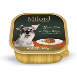 Milord Adult Pollo en Gelatina tarrina para perros