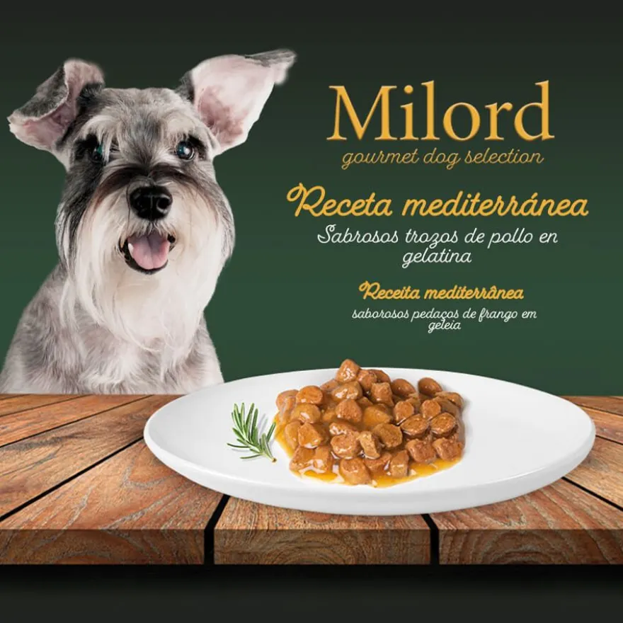 Milord Adult Pollo en Gelatina tarrina para perros