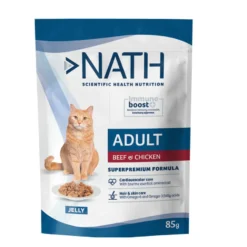 Nath Adult Ternera y Pollo en Gelatina sobre para gatos