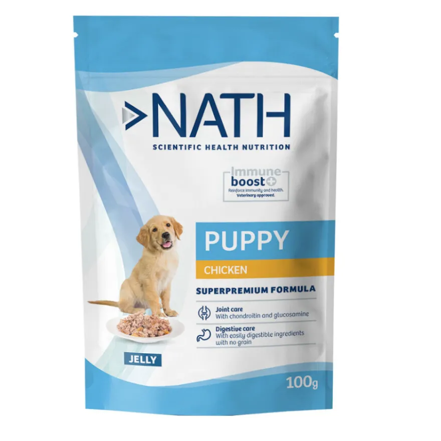 Nath Puppy Pollo en Gelatina sobre para perros
