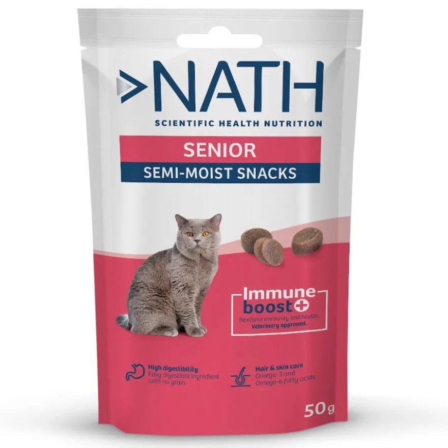 Nath Senior Bocaditos Semihúmedos para gatos