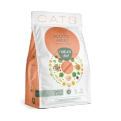 Natura Diet Adult Salmón y Vegetales pienso para gatos