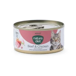 Natura Diet Adult Vacuno y Pollo lata para gatos