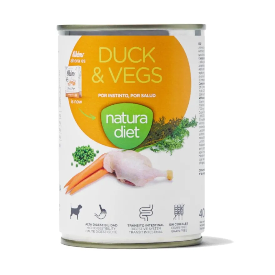 Natura Diet Pato y Verduras latas para perros
