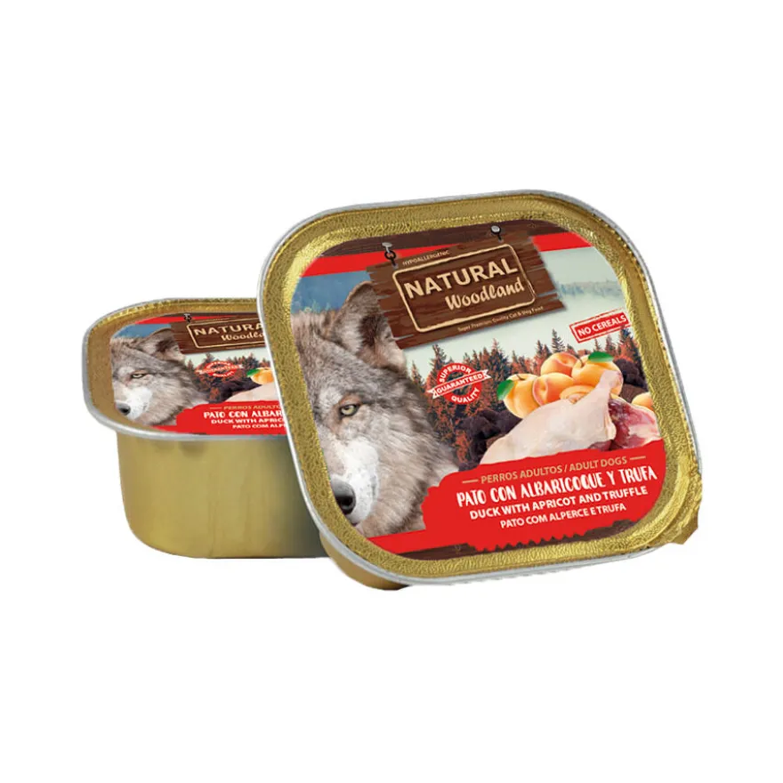 Natural Greatness Pato con Albaricoque y Trufa lata para perros