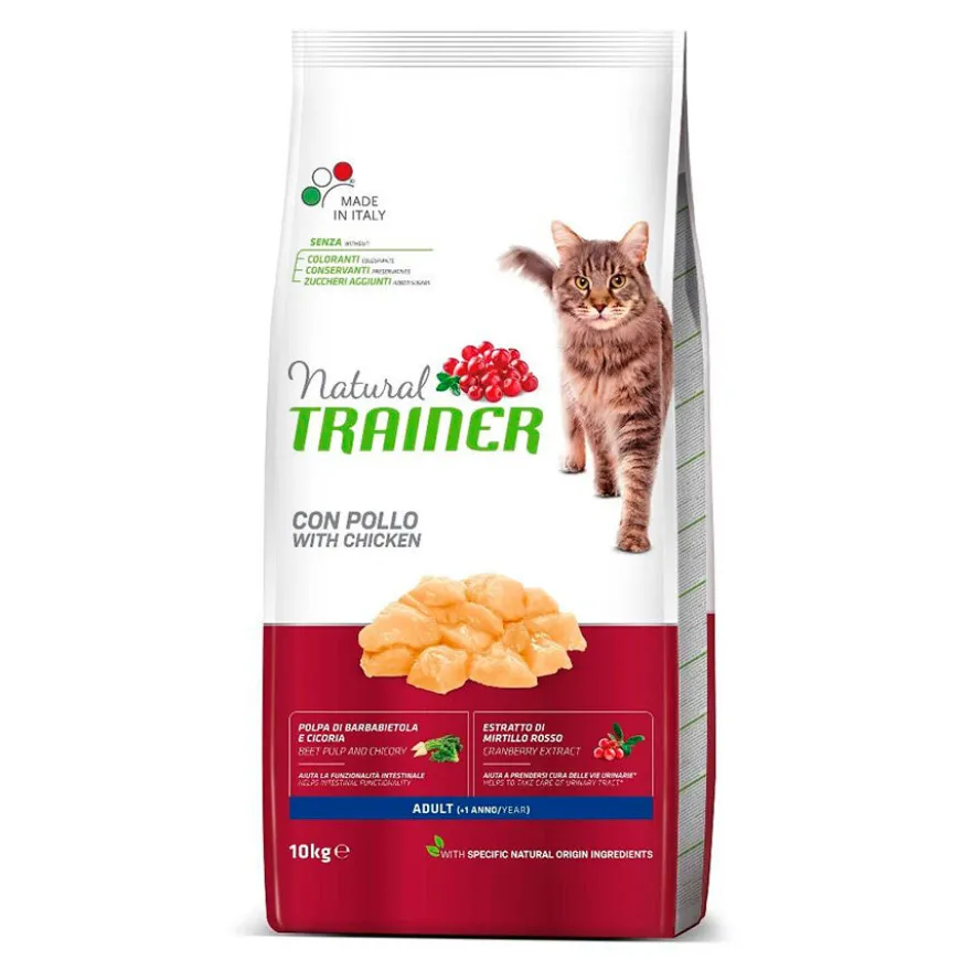 Natural Trainer Adult Pollo pienso para gatos