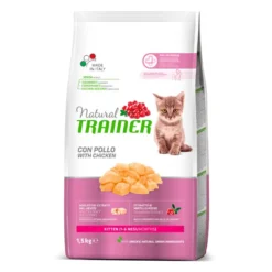 Natural Trainer Kitten Pollo pienso para gatos