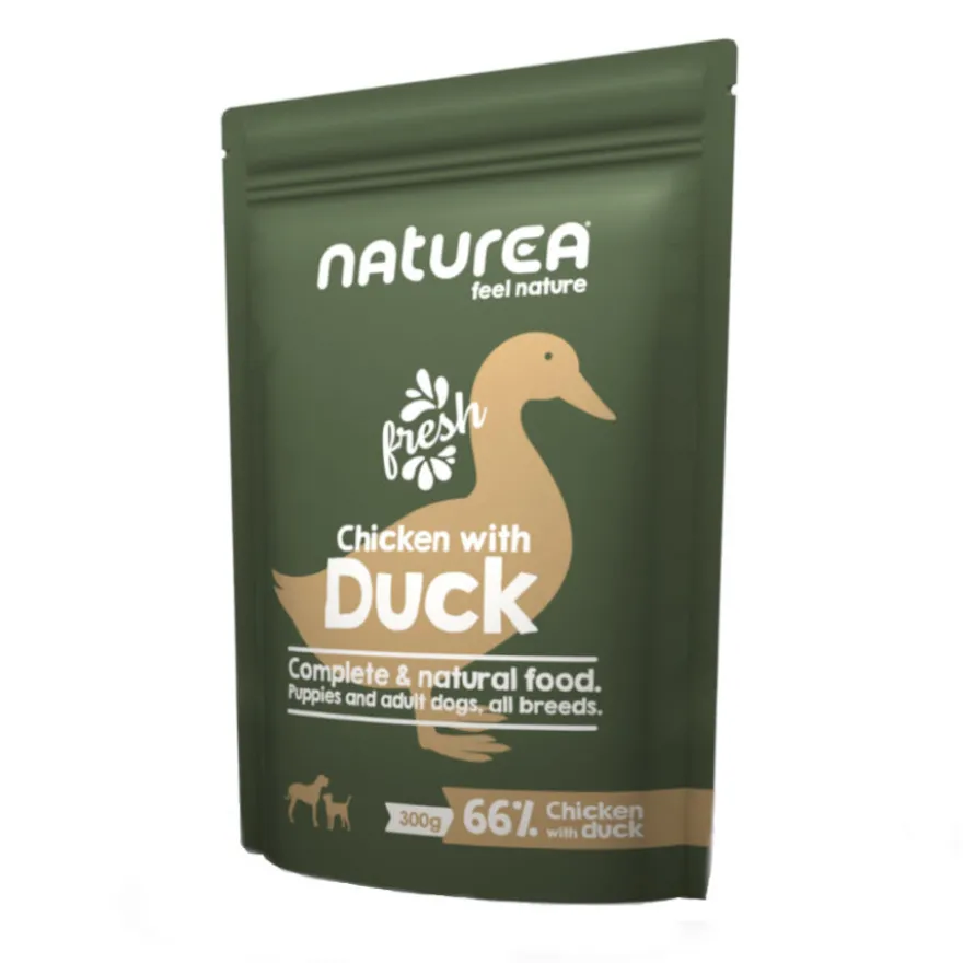 Naturea Pollo y Pato sobre para perros