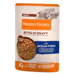 Nature's Variety Adult Bocaditos de Pescado del Océano Sobre en Salsa para gatos