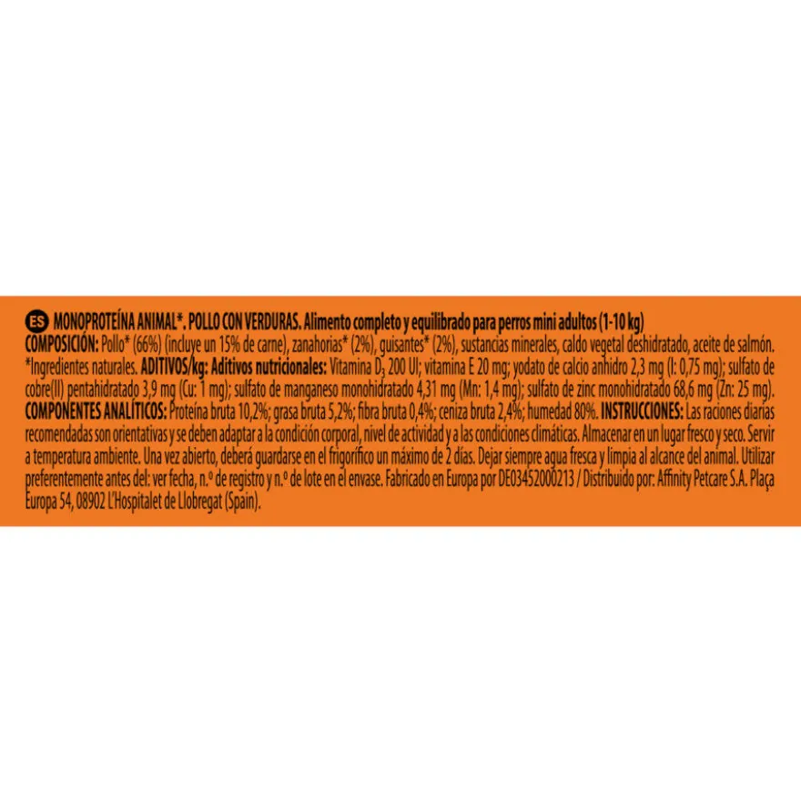 Nature's Variety Adult Mini Paté sobre para perros