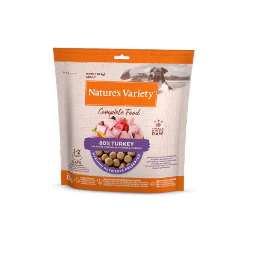 Nature's Variety Complete Food Mini Pavo Liofilizado Pienso para perros