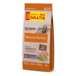 Nature's Variety Healthy Grains Adult Medium Maxi Pavo pienso para perros