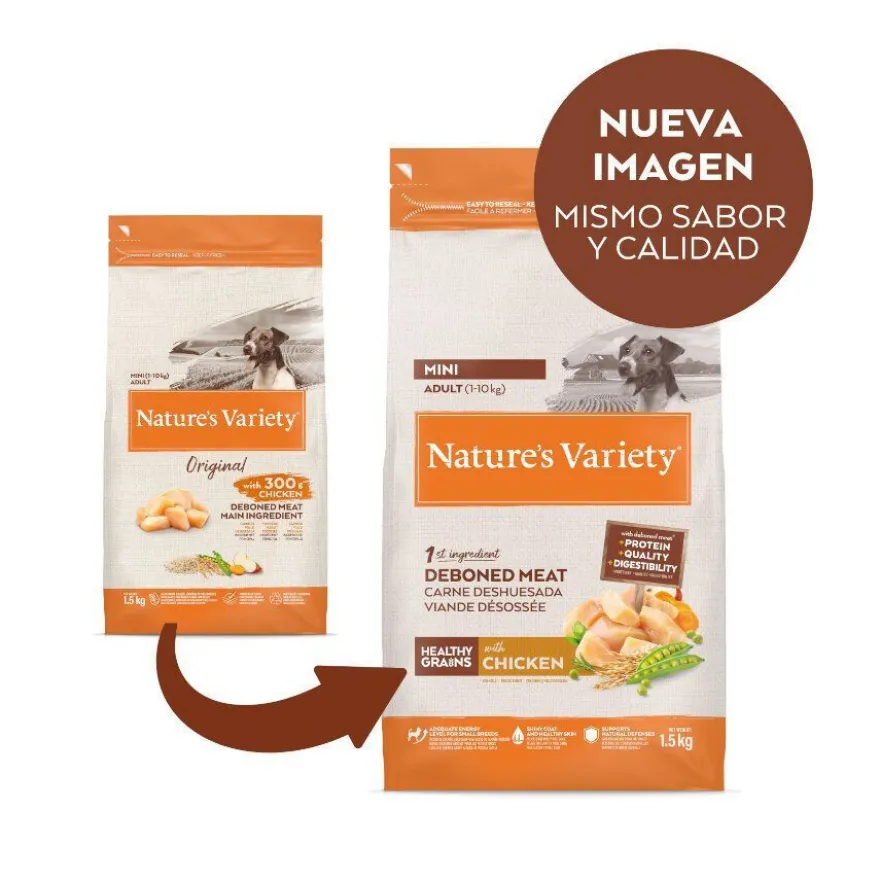 Nature's Variety Healthy Grains Adult Mini Pollo pienso para perros