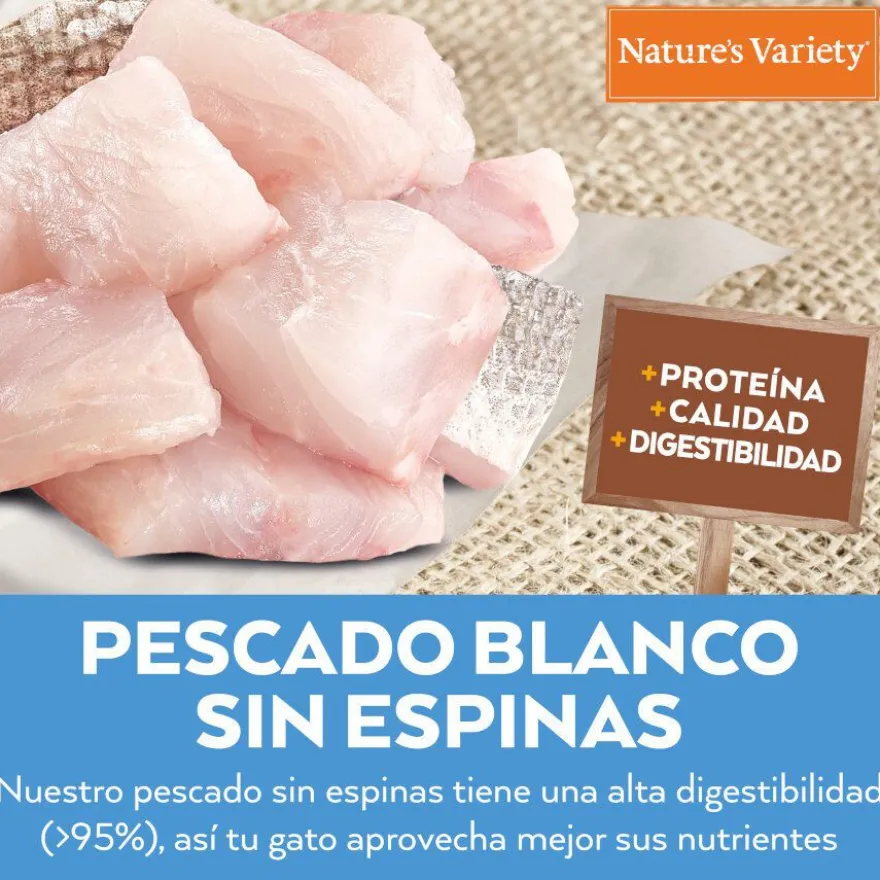 Nature's Variety Healthy Grains Kitten Pescado Blanco pienso para gatos
