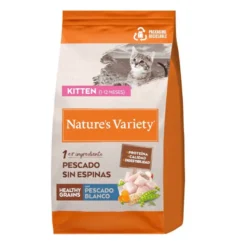 Nature's Variety Healthy Grains Kitten Pescado Blanco pienso para gatos