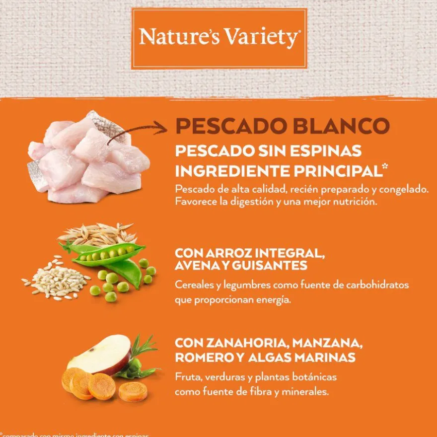 Nature's Variety Healthy Grains Kitten Pescado Blanco pienso para gatos