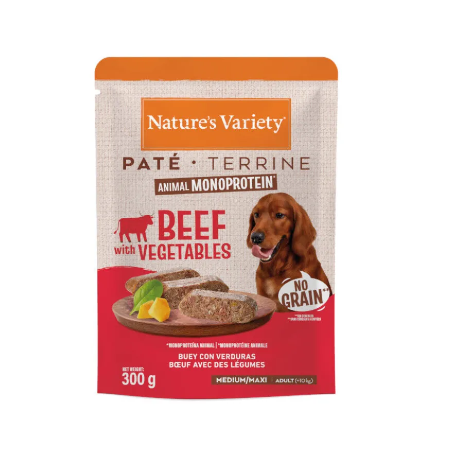 Nature's Variety Medium/Maxi Adult buey sobre para perros