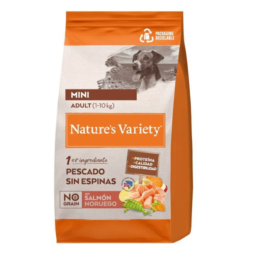 Nature's Variety No Grain Adult Mini Salmón pienso para perros