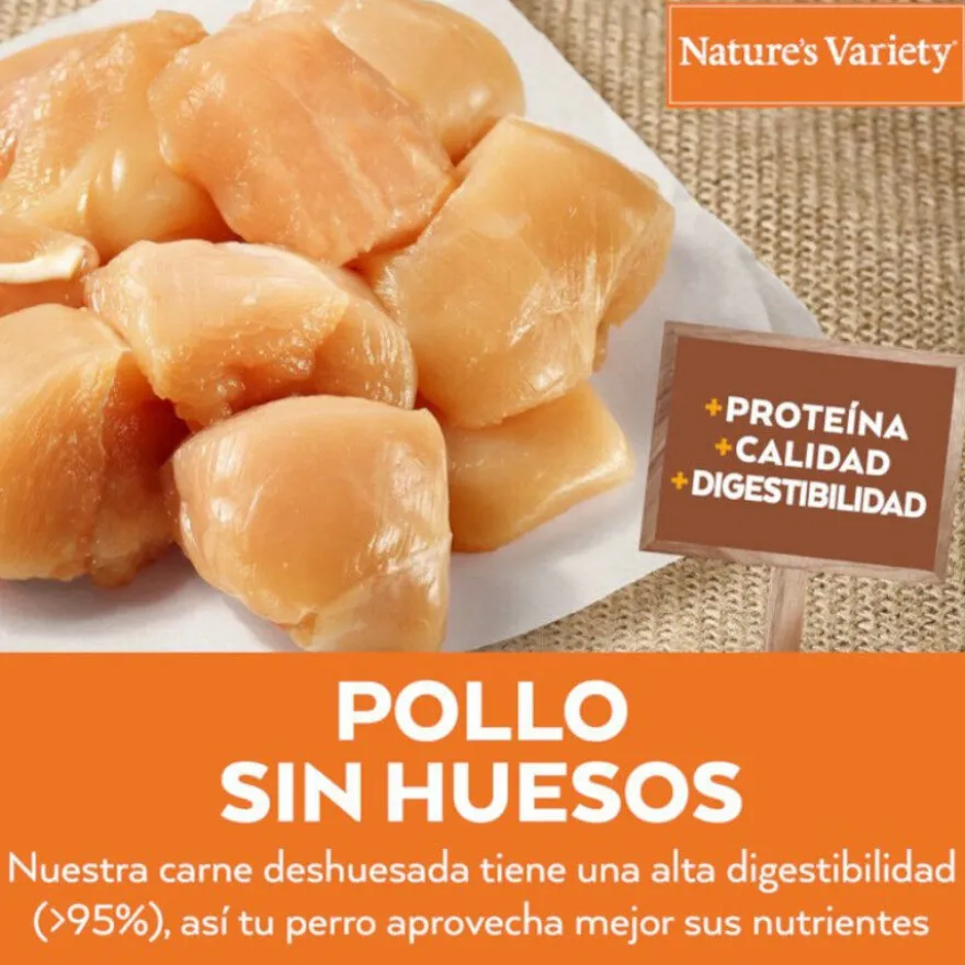 Nature's Variety No Grain Adult Mini Pollo pienso para perros