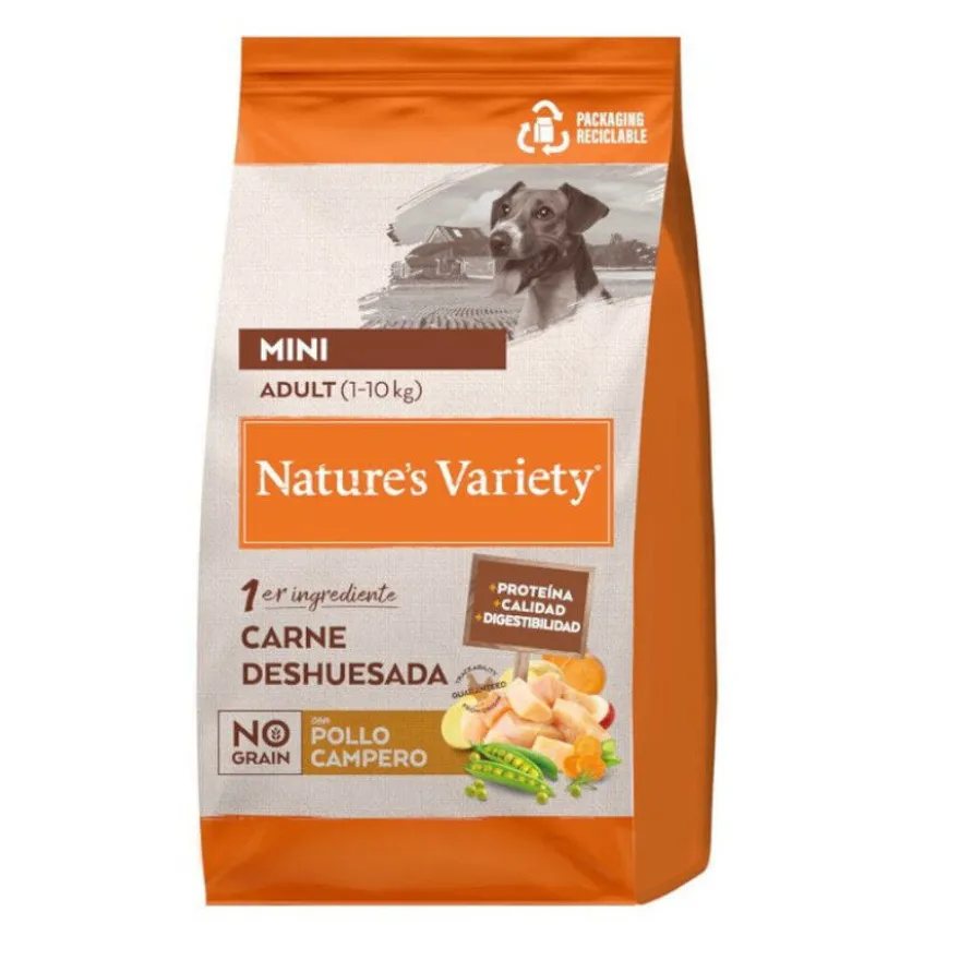 Nature's Variety No Grain Adult Mini Pollo pienso para perros