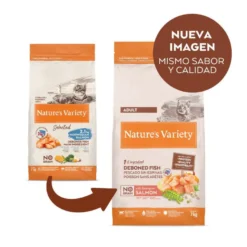 Nature's Variety No Grain Adult Salmón Noruego pienso para gatos