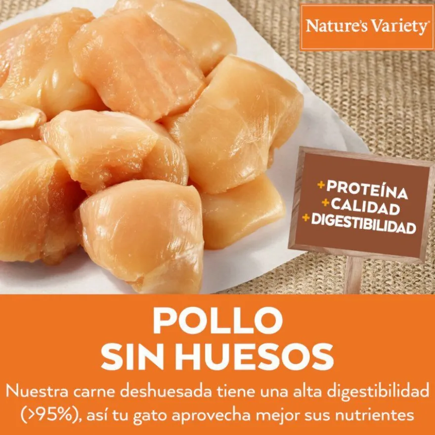 Nature's Variety No Grain Kitten Pollo pienso para gatos
