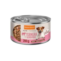 Nature's Variety Paté Ternera con Verduras Lata para perros adultos mini