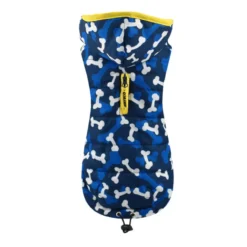 Nayeco Abrigo Acolchado Paws Print Azul para perros