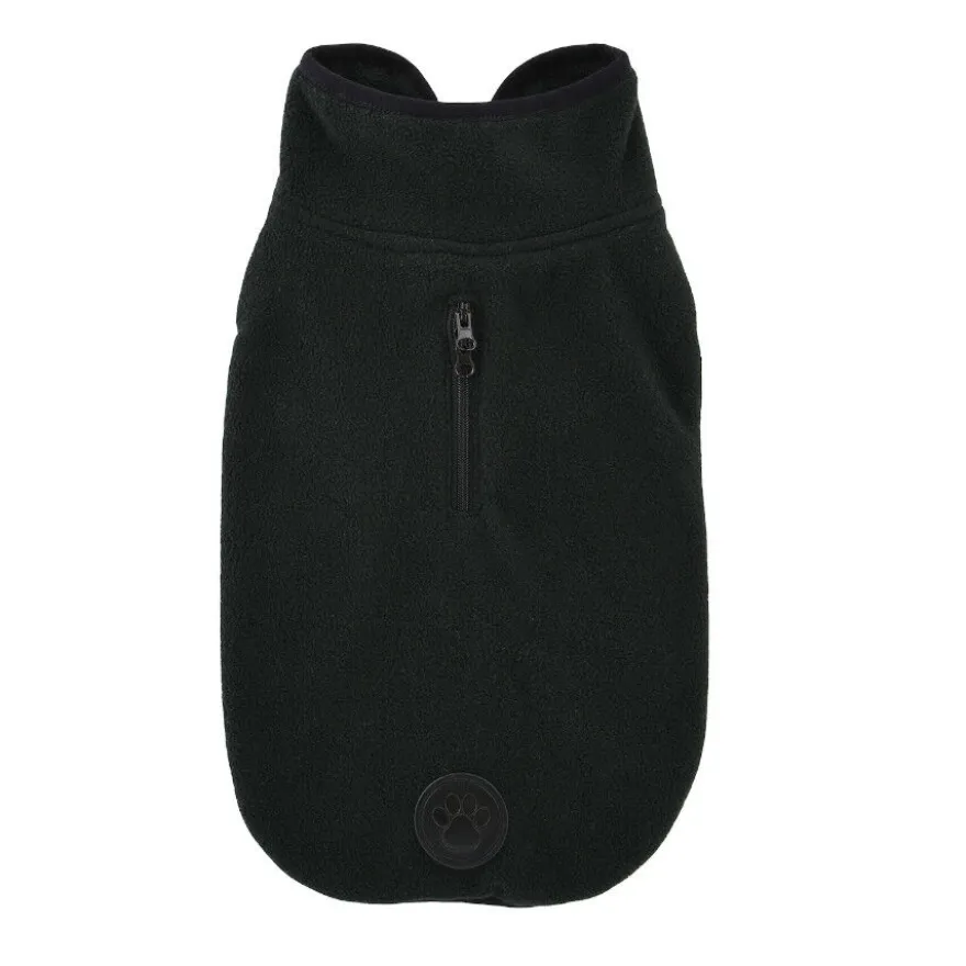 Nayeco Abrigo Fleece Jacket Negro para perros
